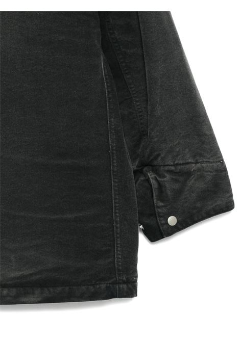 giacca blouson uomo nera AURALEE | A25AB01CDFADED BLACK